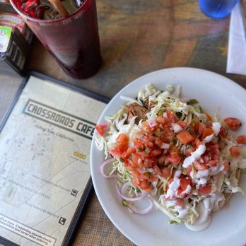 Crossroads Cafe - Ahi Tuna Taco and Hot as Hell Taco - Cafes Near Me - Joshua Tree, California