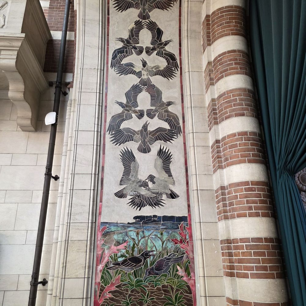 Københavns Rådhus - Mosaic artwork in City Hall - Landmarks & Historical Buildings Near Me - København V, 84