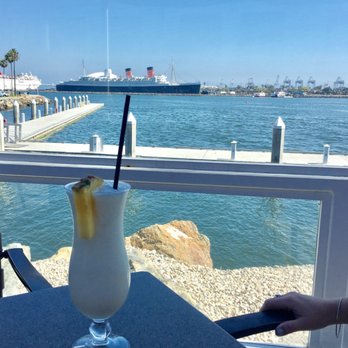 Parkers' Lighthouse - Pina Colada not on the menu but they made it and it was delicious! - Seafood Near Me - Long Beach, California