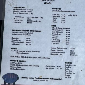 Stop -N-Go Grill - Lunch Menu - Food Trucks Near Me - Arkville, New York Stop -N-Go Grill - Lunch Menu - Food Trucks Near Me - Arkville, New York