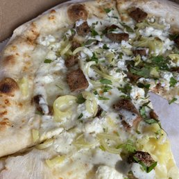 Greek Pizza, from their "Commissary" across from the funeral home in Avalon. JUST GET IT!