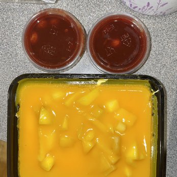 Vajra - Mango Mousse Cheesecake - Himalayan/Nepalese Near Me - Chicago, Illinois
