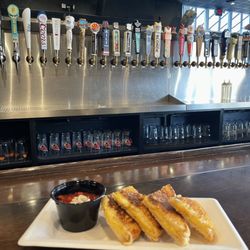 Copper State Taphouse - Grilled Cheese Bites w/side of our home made pizza sauce for dipping!
