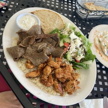 Cafe Agora - Mixed Mix Gyro Plate - Turkish Near Me - Atlanta, Georgia