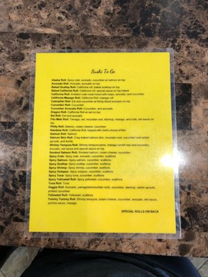 Menu photo 4 Sushi To Go & More Tucson, AZ Menu photo 4 Sushi To Go & More Tucson, AZ