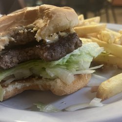 Swedes Restaurant - Double Burger and Fries