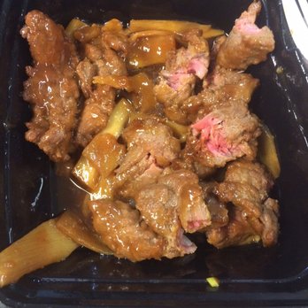 Peking Restaurant - Beef & broccoli my co-worker ordered. Took broccoli out so beef is clearly visible. Majority of it is red/pink. - Chinese Near Me - Midlothian, Virginia Peking Restaurant - Beef & broccoli my co-worker ordered. Took broccoli out so beef is clearly visible. Majority of it is red/pink. - Chinese Near Me - Midlothian, Virginia