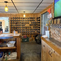 Paradise Brewing - The beer mug wall!