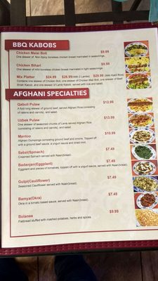 Menu photo 7 Khyber Halal Phoenix, AZ