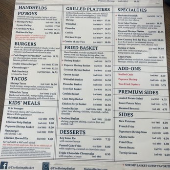 Shrimp Basket - Menu - Seafood Near Me - Destin, Florida Shrimp Basket - Menu - Seafood Near Me - Destin, Florida
