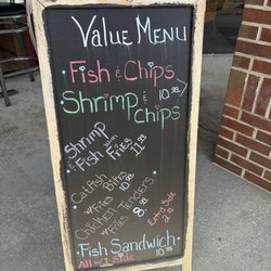Outside sign for daily specials