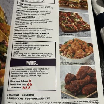 Hard Rock Cafe - Menu - American Near Me - Bronx, New York Hard Rock Cafe - Menu - American Near Me - Bronx, New York