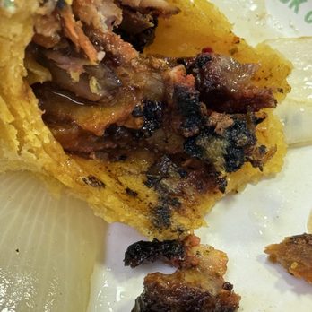 Tacos El Gordo - A bit disappointing. Taco filled with burnt adobada. Hard and bitter - Tacos Near Me - Las Vegas, Nevada Tacos El Gordo - A bit disappointing. Taco filled with burnt adobada. Hard and bitter - Tacos Near Me - Las Vegas, Nevada