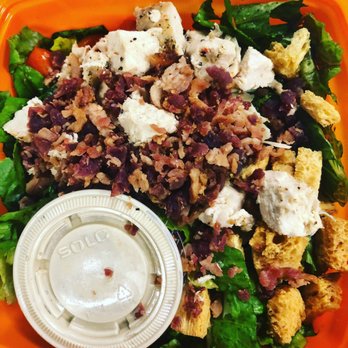 Salad and Go - Chicken Caesar Salad with Bacon - Salad Near Me - Chandler, Arizona Salad and Go - Chicken Caesar Salad with Bacon - Salad Near Me - Chandler, Arizona