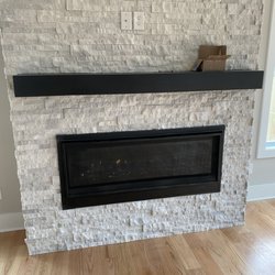 Nova Fire Design - Superior DRL2055 fireplace just finished in falls church