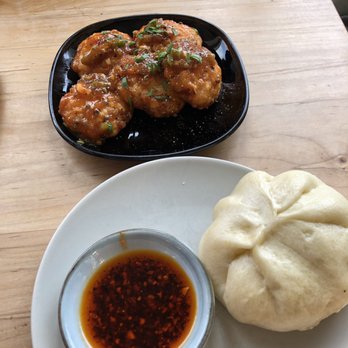 Rose's - Pork bun and corn tempura - Desserts Near Me - Durham, North Carolina Rose's - Pork bun and corn tempura - Desserts Near Me - Durham, North Carolina