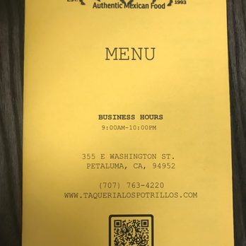 Taqueria Los Potrillos - Menu - Mexican Near Me - Petaluma, California Taqueria Los Potrillos - Menu - Mexican Near Me - Petaluma, California
