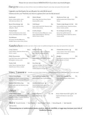 Menu photo 2 Timber Lodge Cafe Saint Maries, ID