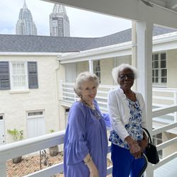 Conde Charlotte Museum House - 2nd story balcony of museum.