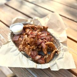 Burano's Wood Fired Pizzeria - Boneless peanut butter chili wings