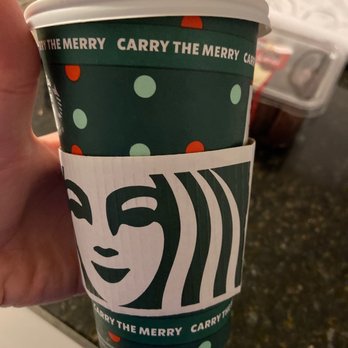 Starbucks - Friendly staffs and drink was ready on time ! Grande Peppermint Mocha - Coffee & Tea Near Me - Lombard, Illinois