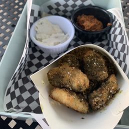 Za'atar artichoke fries Za'atar artichoke fries