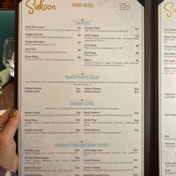 Sukoon Neighborhood Indian Flavor - Menu