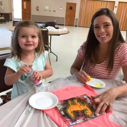 Learning Tree Preschool - Dinosaur week - we are making dinosaur shirts!