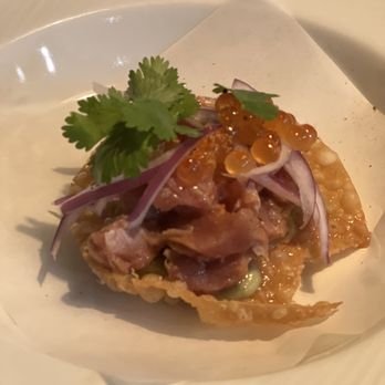 El Pez - Tuna tostada - my fave! - Sushi Bars Near Me - San Diego, California El Pez - Tuna tostada - my fave! - Sushi Bars Near Me - San Diego, California