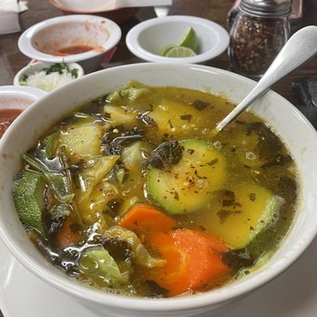 De Oro La Puerta - Chicken soup (no chicken for me) thank you! - Mexican Near Me - Brea, California