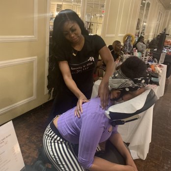 Serenity & Bliss Spa - Chair massages at the Winter wonderland expo - Massage Near Me - Oakbrook Terrace, Illinois Serenity & Bliss Spa - Chair massages at the Winter wonderland expo - Massage Near Me - Oakbrook Terrace, Illinois