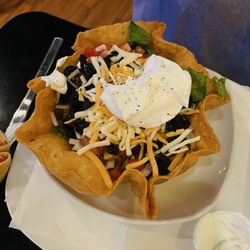 Overtime Sports Pub - Taco Salad edible bowl that I love!