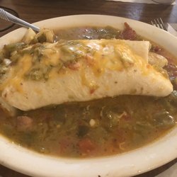 Dutch Mill Restaurant - Breakfast burrito smothered in that fresh yummy green chili