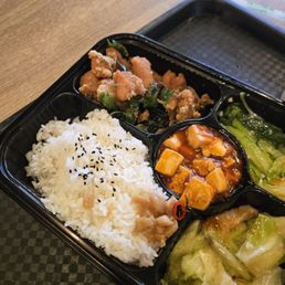 Pop corn chicken bento. Pop corn chicken bento.