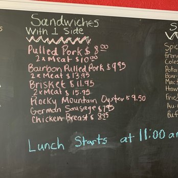All About The Smoke - a menu on a blackboard - Barbeque Near Me - Fort Morgan, Colorado All About The Smoke - a menu on a blackboard - Barbeque Near Me - Fort Morgan, Colorado