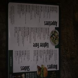 Kelly's Pub - Menu