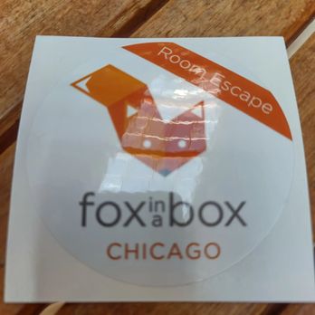 Fox in a Box - Prize sticker! - Escape Games Near Me - Chicago, Illinois