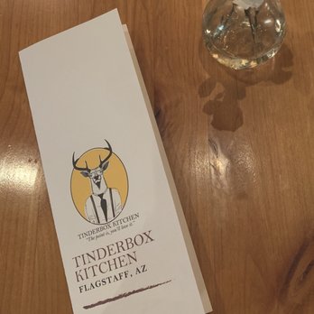 Tinderbox Kitchen - Menu Cover - Aug 2019 - New American Near Me - Flagstaff, Arizona Tinderbox Kitchen - Menu Cover - Aug 2019 - New American Near Me - Flagstaff, Arizona