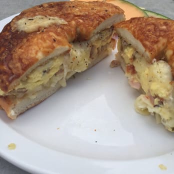Bellachino's Cafe - Breakfast bagel! Eggs and ham and cheese. - Coffee & Tea Near Me - Chico, California