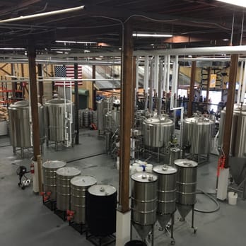 Cabarrus Brewing Company - A view from upstairs of the brewery. Seating available up here as well. - Breweries Near Me - Concord, North Carolina