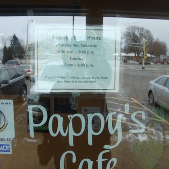 Pappy's Cafe & Tavern - Andover - Hours of operation, front entry door. - Breakfast & Brunch Near Me - Andover, Minnesota