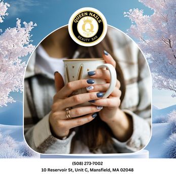 Queen Nails & Beauty Bar - Soft winter tones with a festive touch. - Nail Salons Near Me - Mansfield, Massachusetts Queen Nails & Beauty Bar - Soft winter tones with a festive touch. - Nail Salons Near Me - Mansfield, Massachusetts