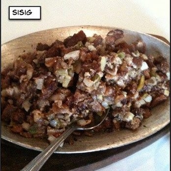 Maynila On Main Street - Sizzling Crispy Sisig (Deep fried marinated pork blended with onion and hot pepper) - Filipino Near Me - Carson, California Maynila On Main Street - Sizzling Crispy Sisig (Deep fried marinated pork blended with onion and hot pepper) - Filipino Near Me - Carson, California