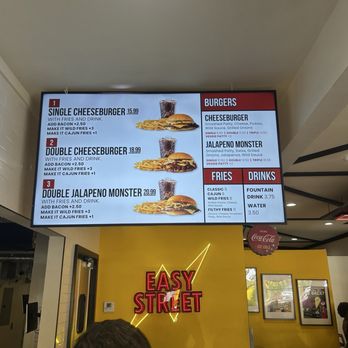 Easy Street Burgers - Menu - Burgers Near Me - Studio City, California Easy Street Burgers - Menu - Burgers Near Me - Studio City, California