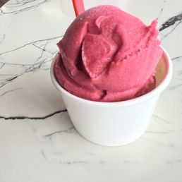 Raspberry sorbet Raspberry sorbet