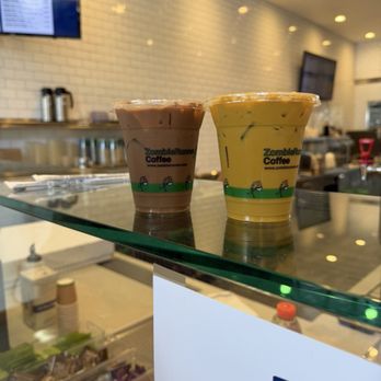 ZombieRunner Coffee - Chocolate banana zombie and Golden zombie - Coffee & Tea Near Me - Palo Alto, California ZombieRunner Coffee - Chocolate banana zombie and Golden zombie - Coffee & Tea Near Me - Palo Alto, California
