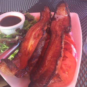 Stonebridge Restaurant - Two thick slices of bacon. - Seafood Near Me - Milford, Connecticut Stonebridge Restaurant - Two thick slices of bacon. - Seafood Near Me - Milford, Connecticut