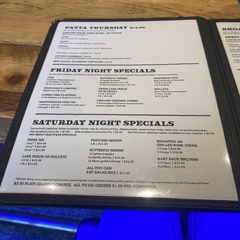 Gooch's A-1 Bar & Grill - Menu - Pizza Near Me - Boulder Junction, Wisconsin