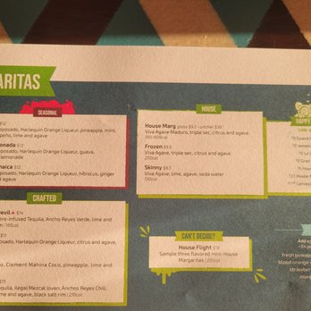 Condado Tacos - Margarita menu - Tacos Near Me - Perrysburg, Ohio Condado Tacos - Margarita menu - Tacos Near Me - Perrysburg, Ohio