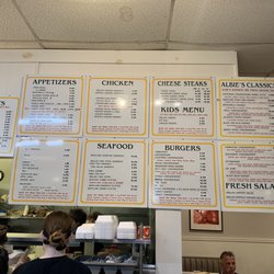 Albie's Fresh Burgers - Menu (sandwiches and burgers)